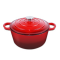 Wholesale cast iron soup pot enameled stock pots  enamel coating cast iron cookware casseroles